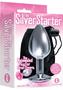 The 9`s - The Silver Starter Bejeweled Stainless Steel Plug - Pink