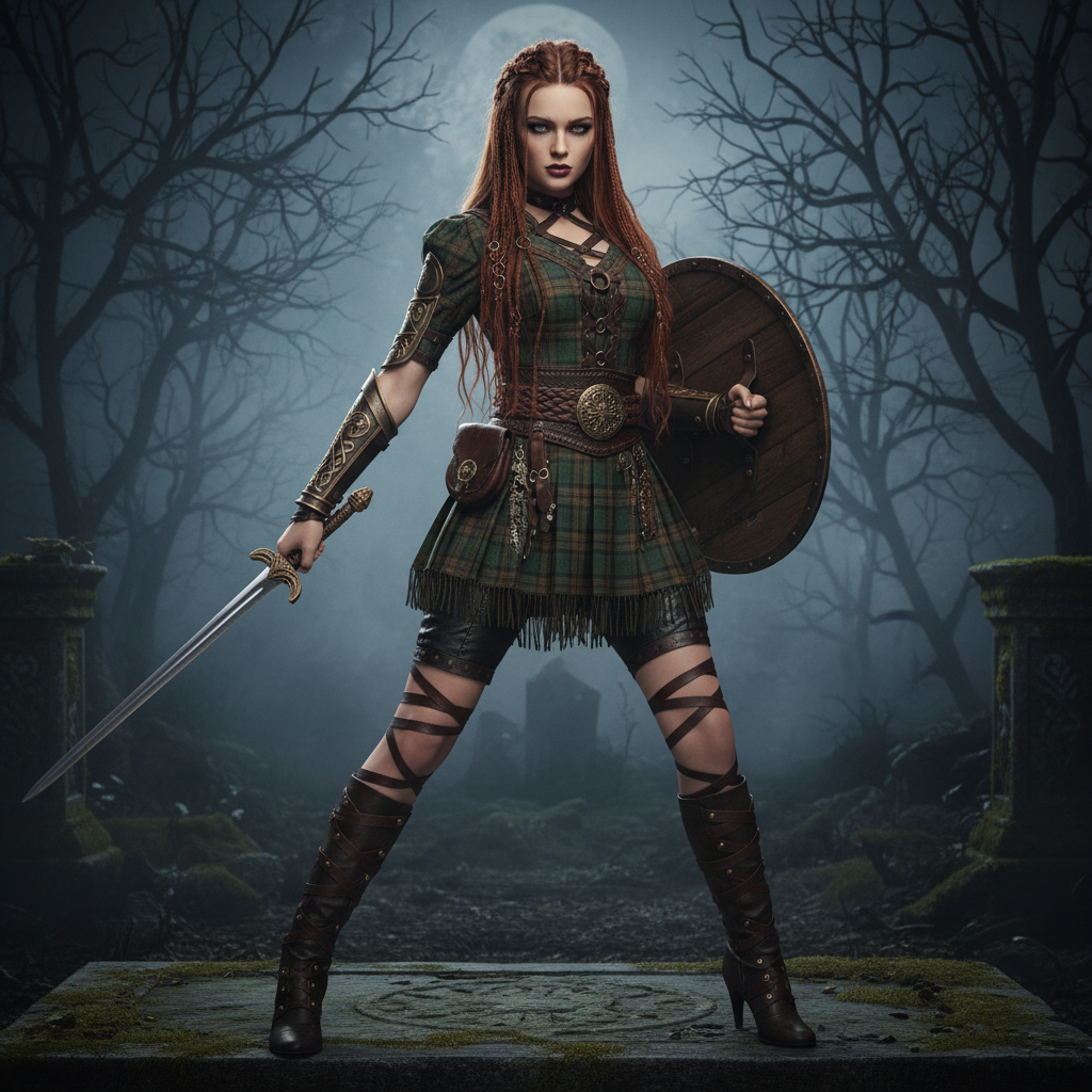 Sexy Celtic Warrior Costume