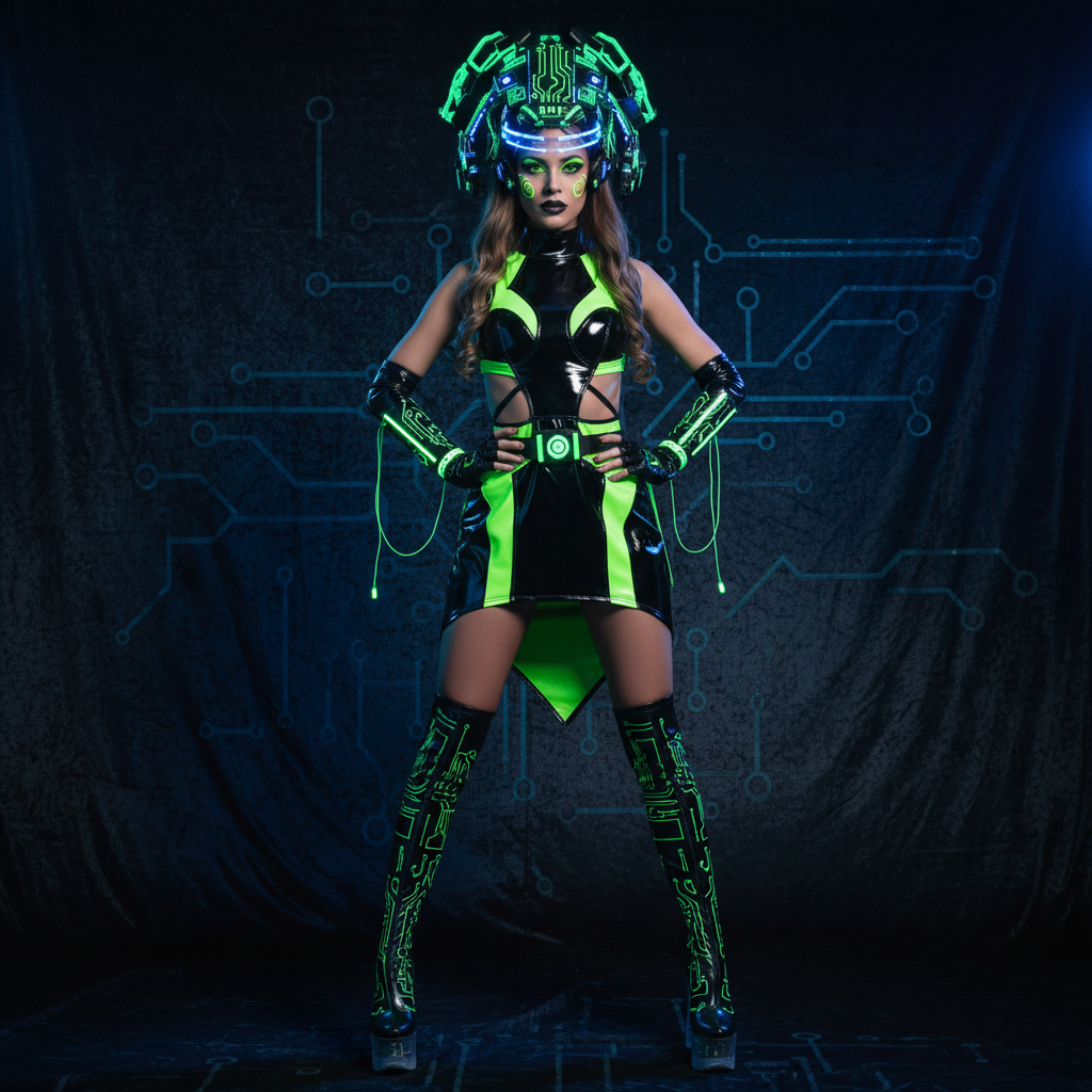 Sexy Cyberpunk Costume