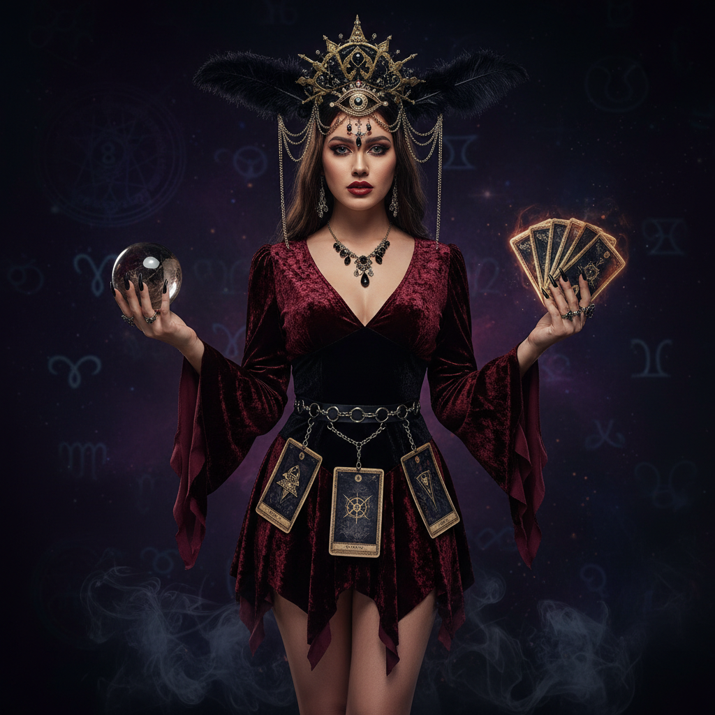 Sexy Dark Oracle Costume