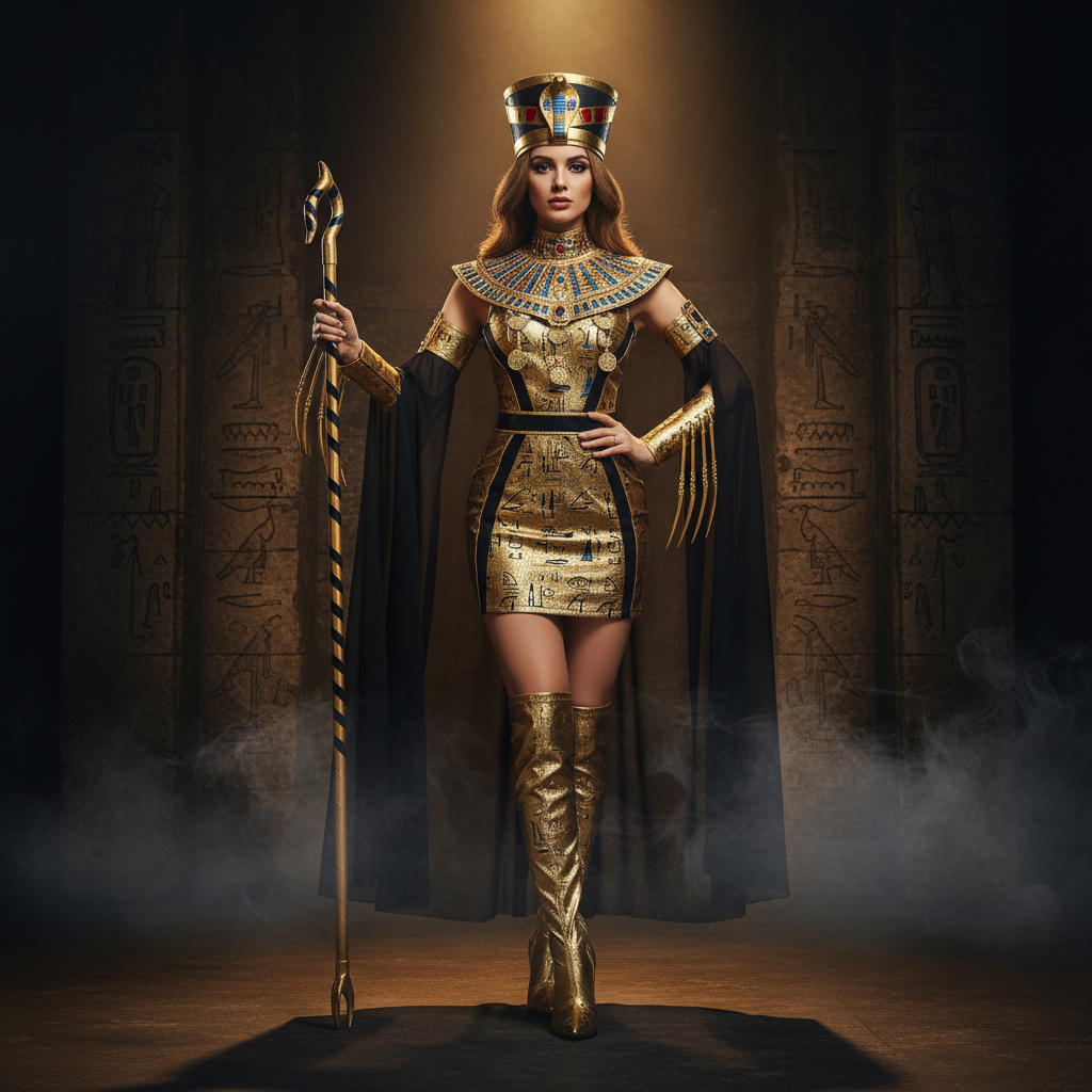 Sexy Golden Pharaoh Costume