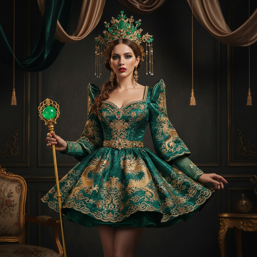 Sexy Jade Empress Costume