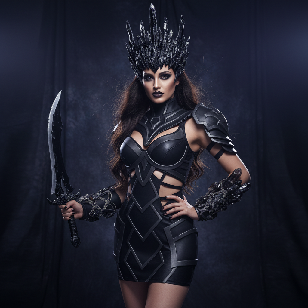 Sexy Obsidian Warrior Costume