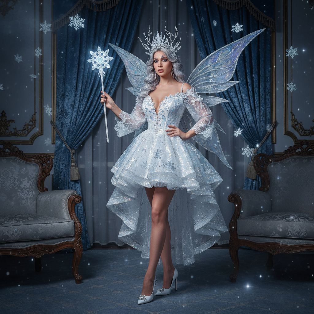 Sexy Snow Fairy Costume