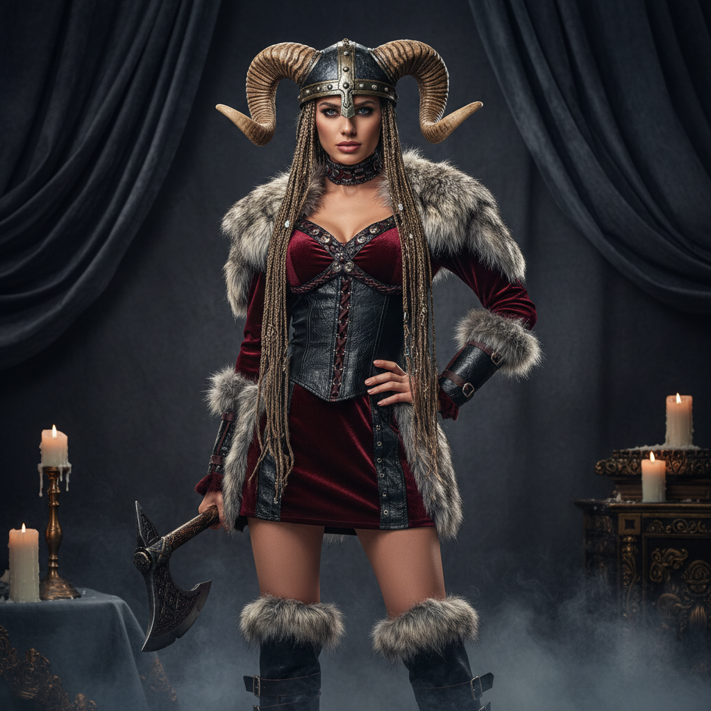 Sexy Viking Warrior Costume